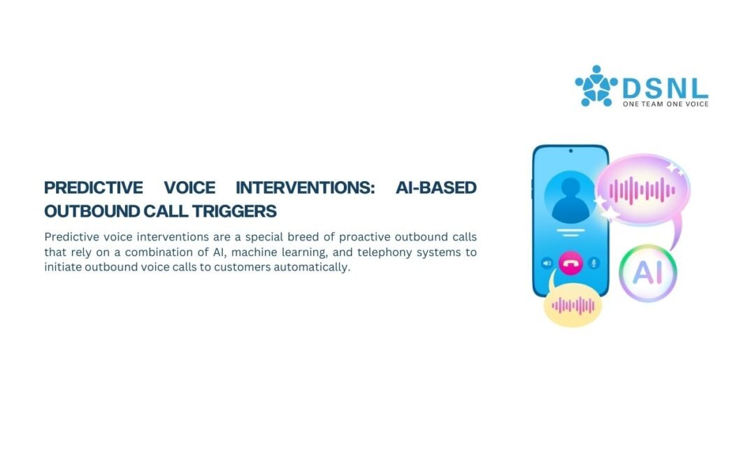Predictive Voice Interventions: AI-Based Outbound Call Triggers