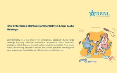 How Enterprises Maintain Confidentiality in Large Audio Meetings